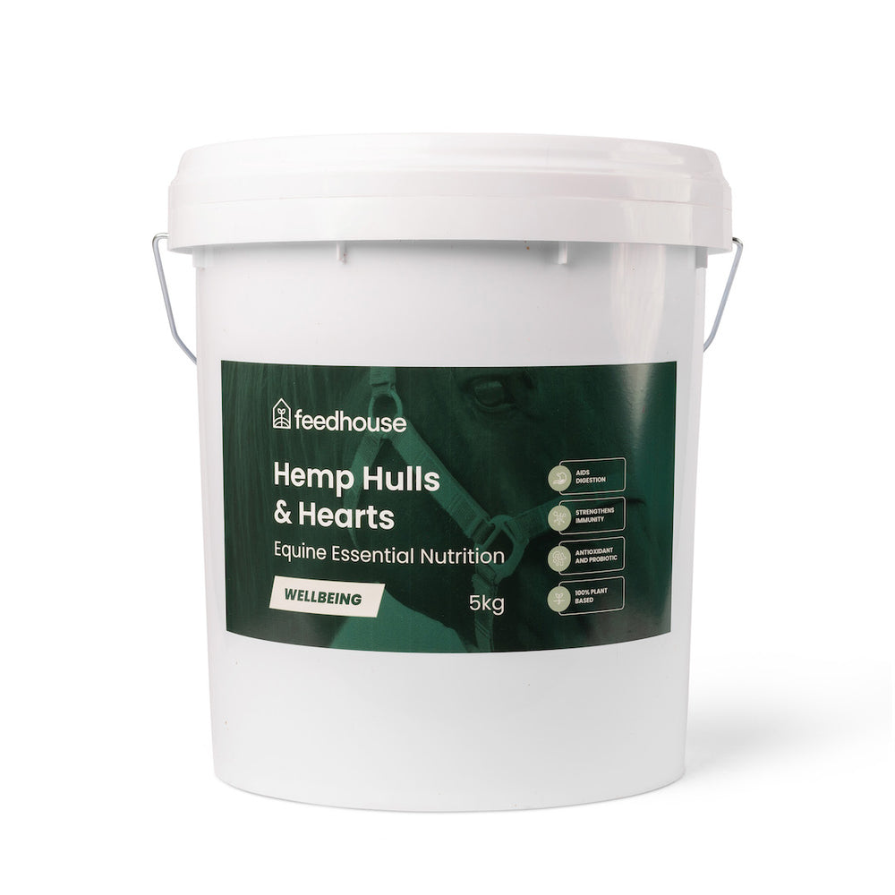 
                  
                    Hemp Hulls And Hearts For Horses - 5kg Bucket - Feedhouse
                  
                